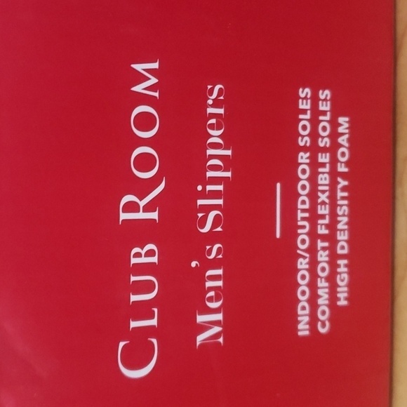 Club ROOM Sherpa Lined & Memory Foam Lounge Comfort NWT Slipper - Men's - Picture 10 of 10